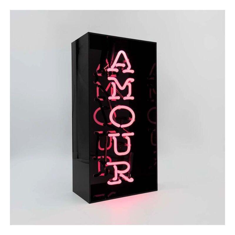 Locomocean Black Acrylic Box Neon - Amour Lighting Piece, , large image number 3