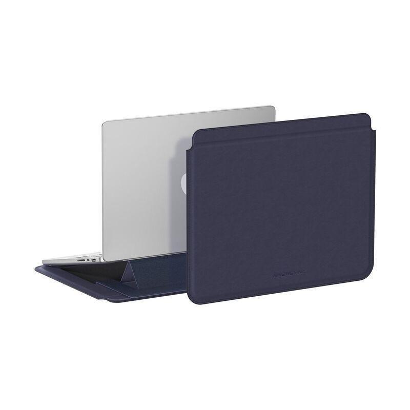 AmazingThing Matte Pro Mag Sleeve With Stand For Macbook Pro 13/14" Macbook Air 13/13.6" & 14" Laptops - Blue, , large image number 0