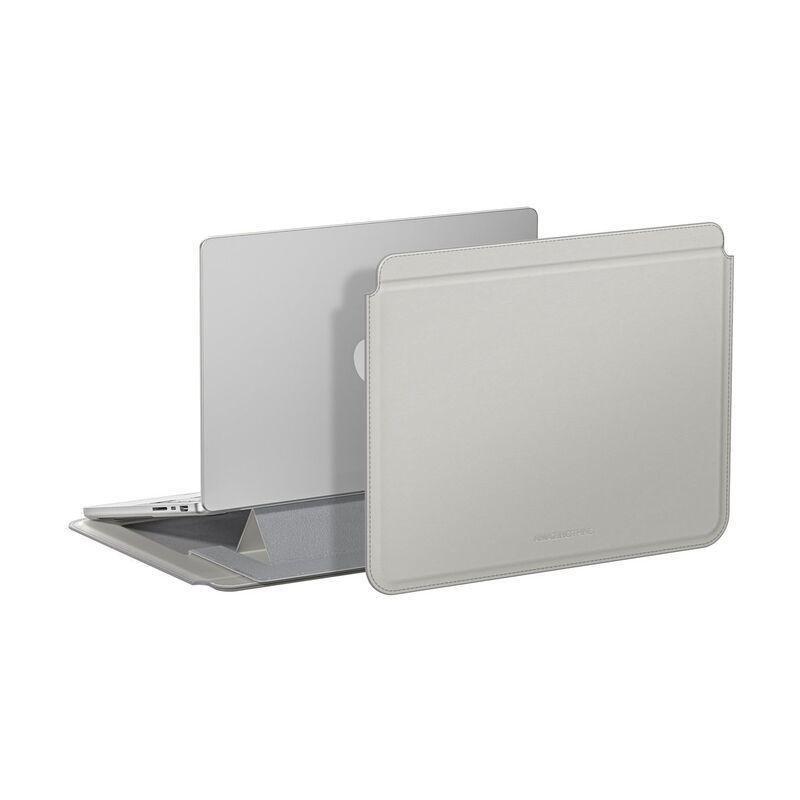 AmazingThing Matte Pro Mag Sleeve With Stand For Macbook Pro 13/14" Macbook Air 13/13.6" & 14" Laptops - Grey, , large image number 0