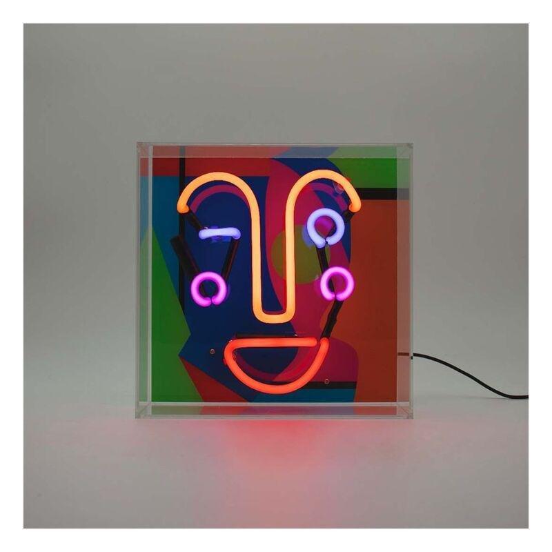 Locomocean Acrylic Box Neon - Memphis Face Lighting Piece, , medium