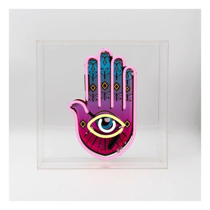 Locomocean Large Acrylic Box Neon - All Seeing Eye Lighting Piece, , medium