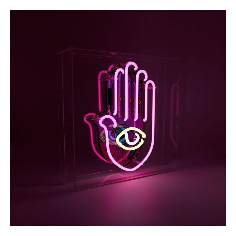 Locomocean Large Acrylic Box Neon - All Seeing Eye Lighting Piece, , large image number 1