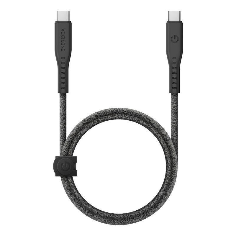 Energea Flow 10Gbps USB 3.2 Gen 2 USB-C To USB-C Cable 10Gbps 240W With MCT 1m - Black, , large image number 0