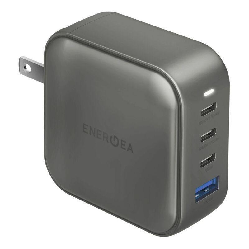 Energea TravelWorld GaN 100 3C 1A PD/PPS/Qc 3.0 Wall Charger 100W - Gunmetal, , large image number 1