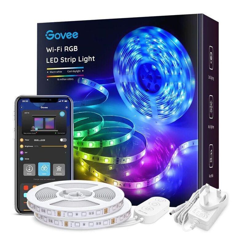 Govee Wi-Fi RGB LED Strip Lights (5m × 2 Rolls), , large image number 0