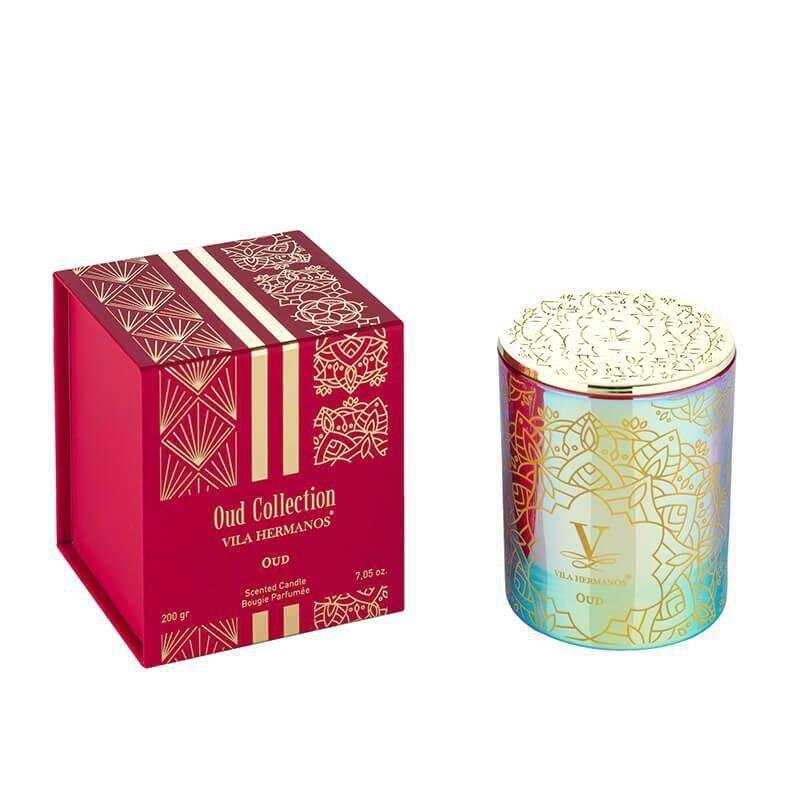 Ladenac Vila Hermano Oud Collections Scented Candle 200g - Oud Iridescent - Iridescent Red, , large image number 0