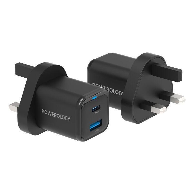 Powerology 35W PD Super Compact Quick Charger With Braided USB-C To Lightning Cable - 1.2m/4ft, , large image number 2