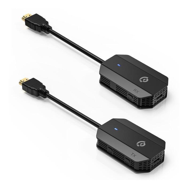 Powerology Wireless HDMI Mirroring Adaptor Pair with USB-C Cable, , medium