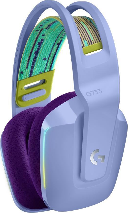 Logitech G733 Lightspeed Wireless Rgb Ultra-Lightweight Gaming Headset with  Surround Sound Voice Filters Advanced Lighting