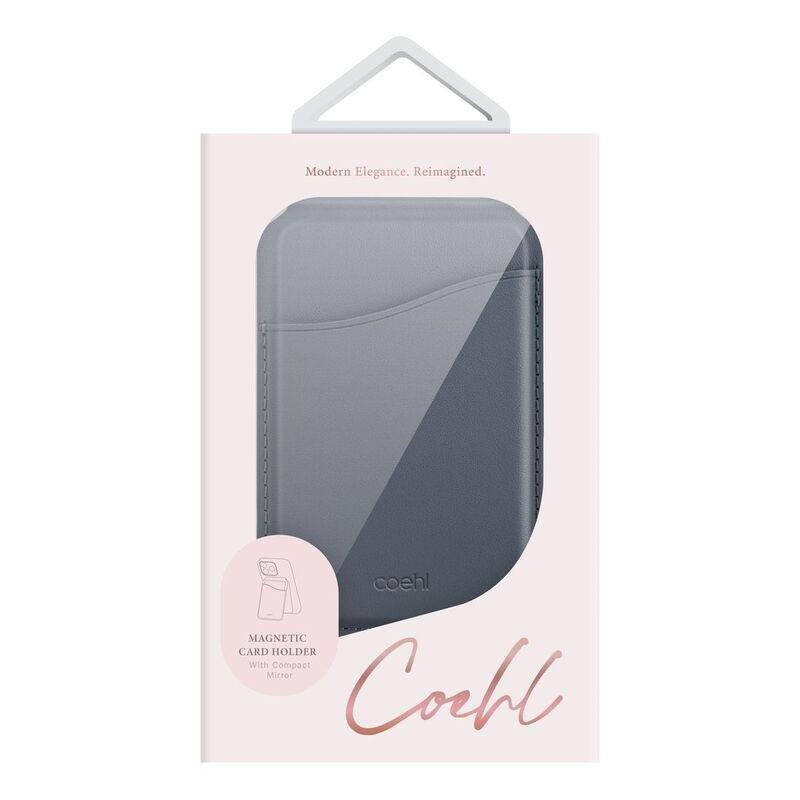 UNIQ Coehl Esme Magnetic Cardholder & Mirror - Sapphire Blue, , large image number 1
