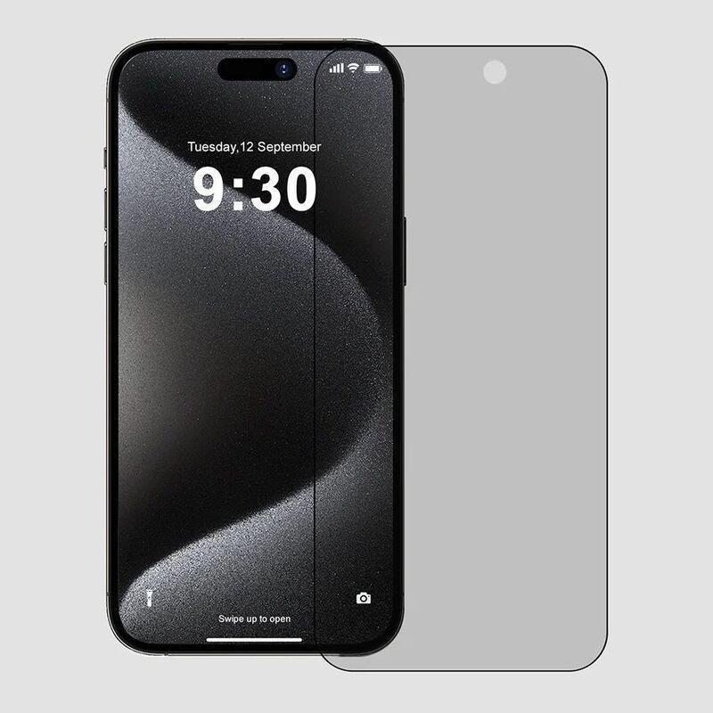 Gripp Privacy Glass For iPhone 15 Pro Black, , medium