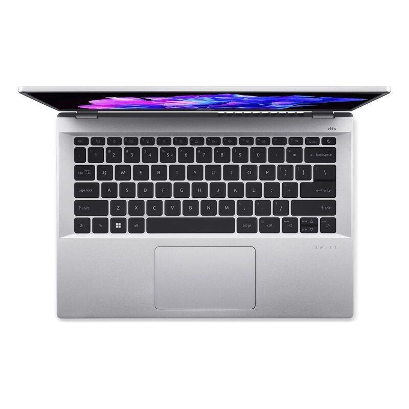 Acer Swift Go Laptop Intel Core i7 1355U/16GB/1TB SSD/14" 2.8K OLED/60Hz/Intel Iris Xe Graphics/Windows 11 Home - Pure Silver, , large image number 4