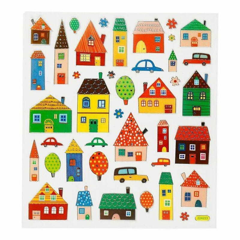 Creativ Stickers City 15X16,5 cm 1 Sheet, , large image number 0