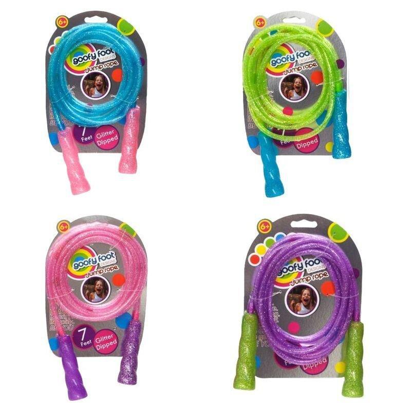 Goofy Foot Designs Glitter-Dipped Skipping Rope (Assortment - Includes 1), , large image number 0