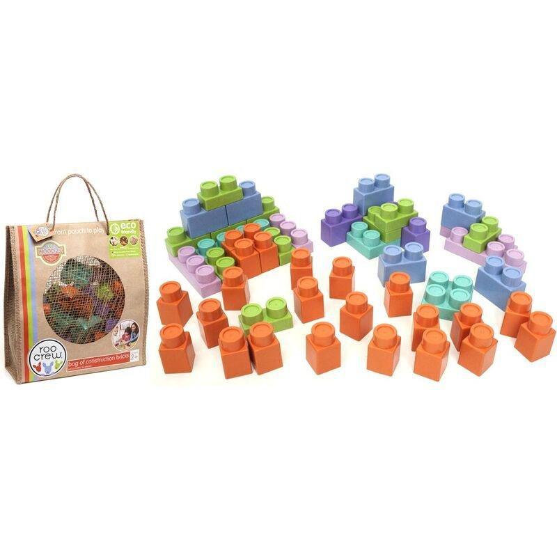 Roo Crew Eco Wood 2.0 Twine Bag Of Blocks (50 Pieces), , large image number 3