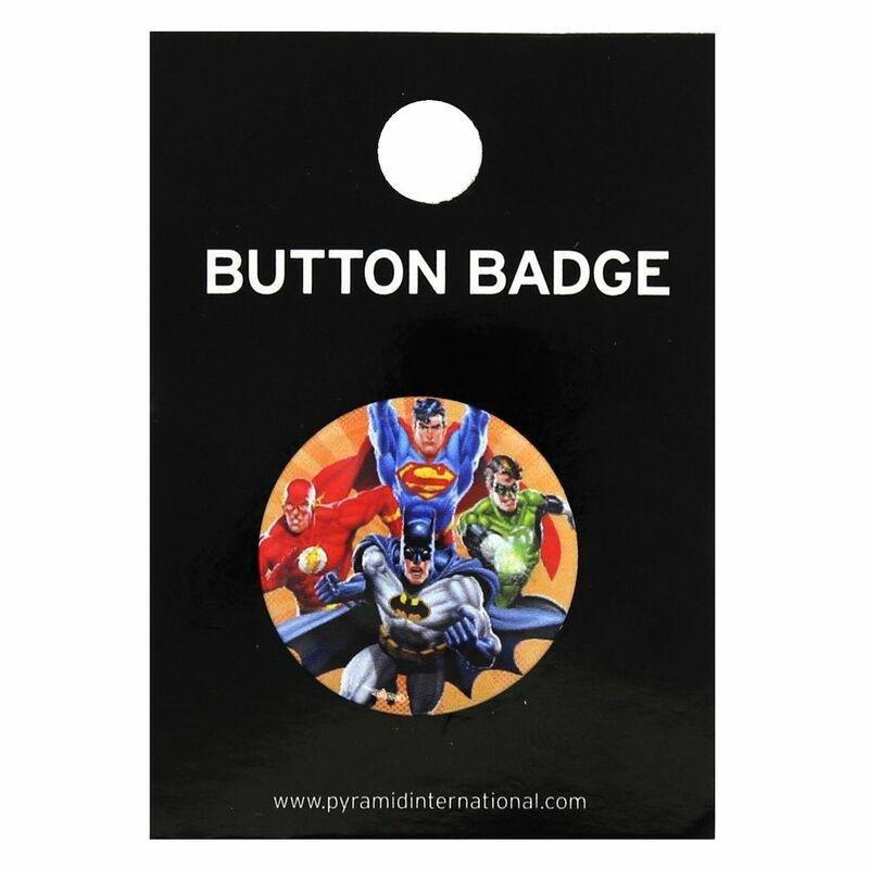 Pyramid International DC Comics Justice League Burst Badge 25mm, , large image number 0