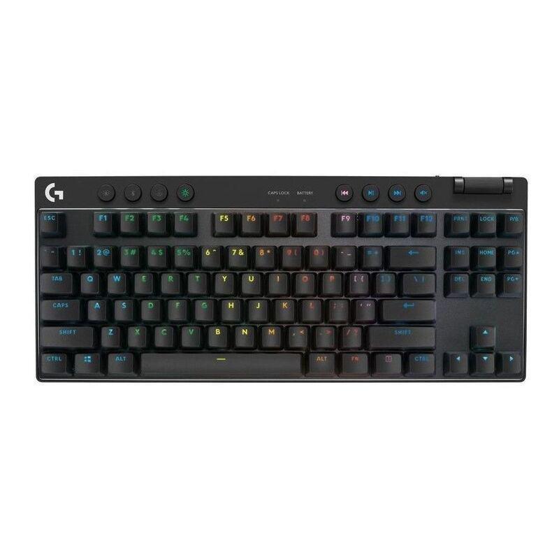 Logitech G 920-012136 PRO X TKL LIGHTSPEED Gaming Keyboard - Logitech Tactile Switch - Black (US International Qwerty), , large image number 0