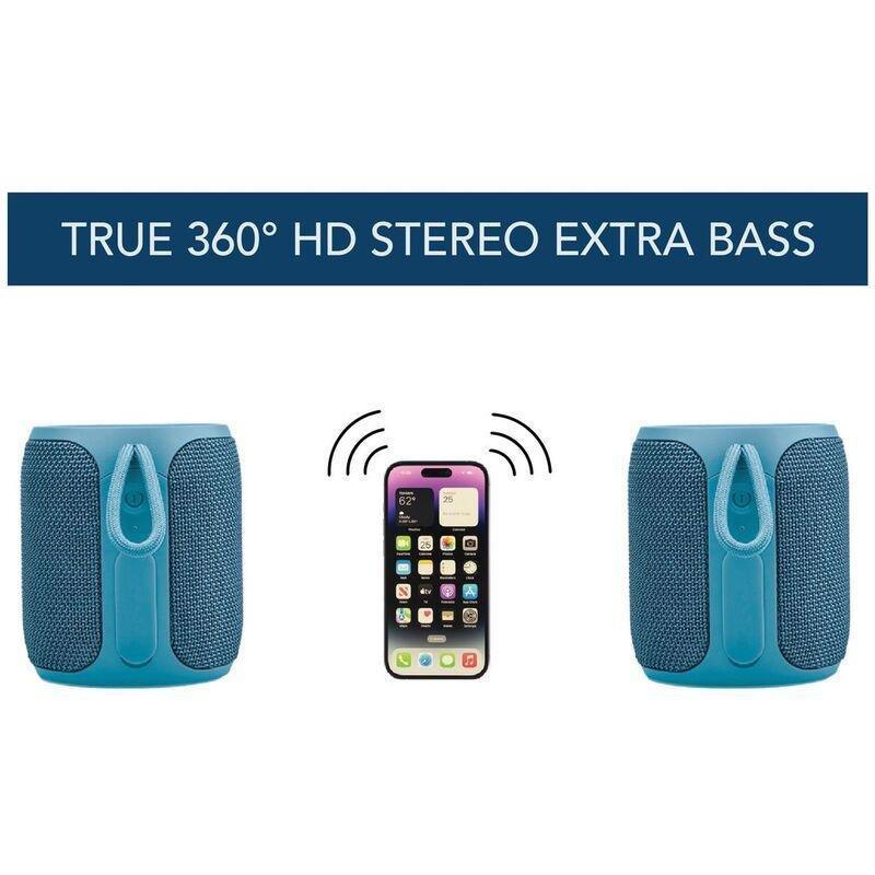 Activ8 ActiveAUDIO Outdoor Bluetooth Speaker 16W - Coral Blue, , large image number 3