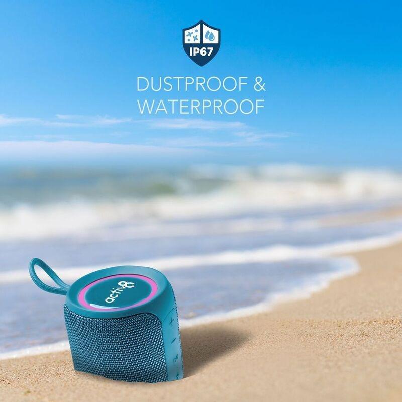 Activ8 ActiveAUDIO Outdoor Bluetooth Speaker 16W - Coral Blue, , large image number 4