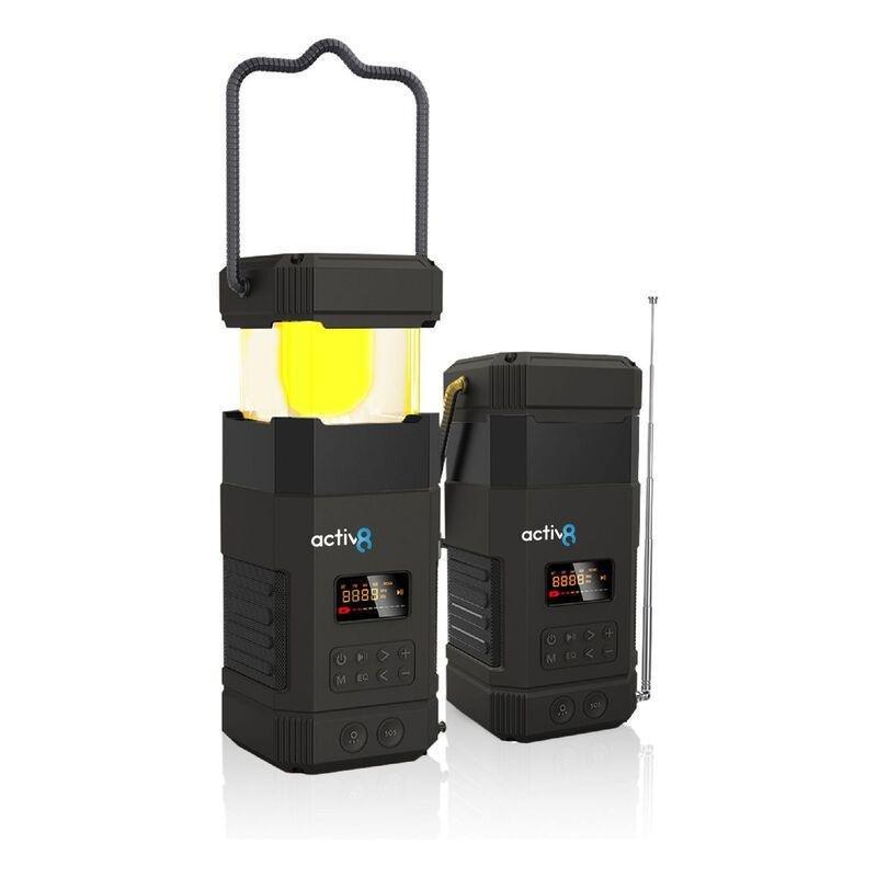 Activ8 ActiveADVENTURE Bluetooth Camping Lantern Speaker - Black, , medium
