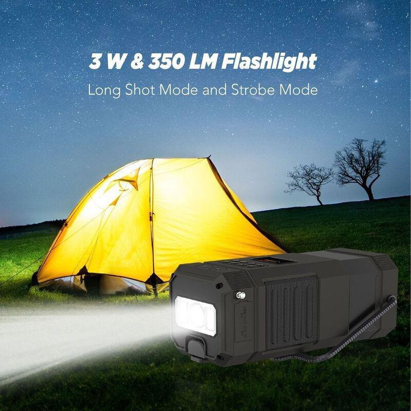 Activ8 ActiveADVENTURE Bluetooth Camping Lantern Speaker - Black, , large image number 3