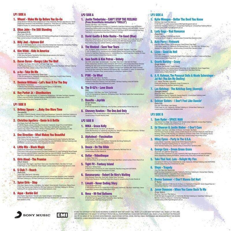 Now That's What I Call Pop Gold (Limited Edition) (Colored Vinyl) (3 Discs) | Various Artists, , large image number 1