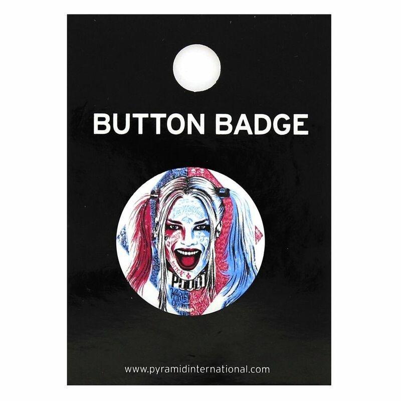 Pyramid International DC Comics Suicide Squad Harley Quinn Tattoo Badge 25mm, , large image number 0
