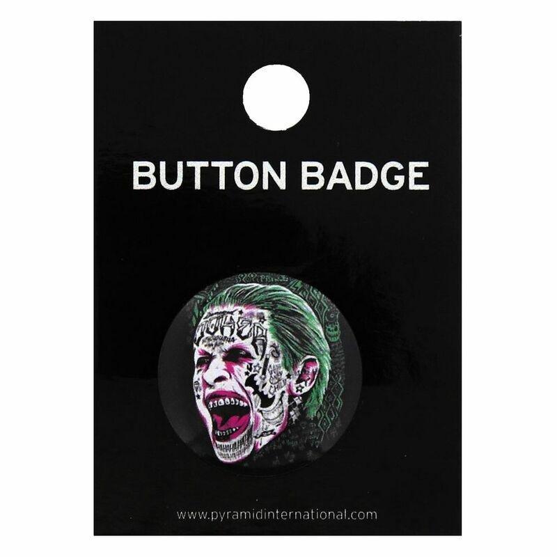 Pyramid International DC Comics Suicide Squad Joker Tattoo Badge 25mm, , medium