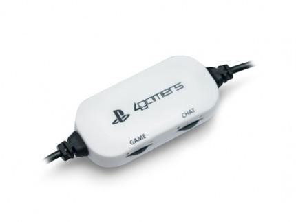 4Gamers Wired Stereo White Gaming Headset Ps4/Ps Vita, , large image number 1