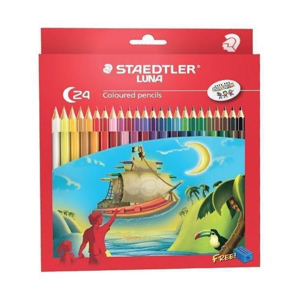 Staedtler Luna Coloring Pencils (Pack of 24) (Assorted Colors), , medium