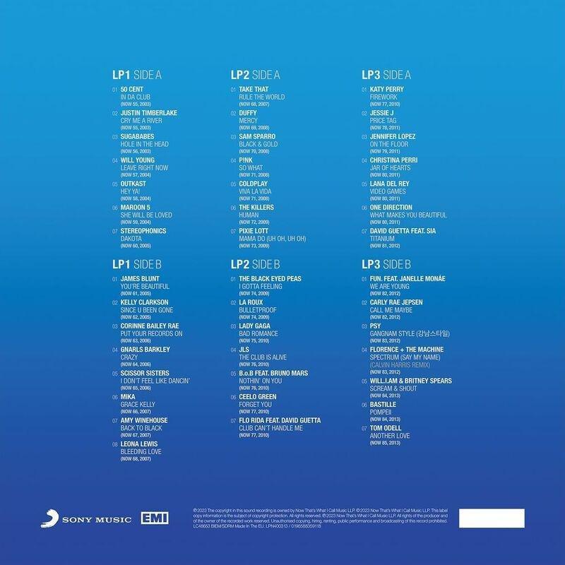 Now That's What I Call 40 Years: Vol. 3 - 2003-2013 (Limited Edition) (Blue Vinyl) (3 Discs) | Various Artists, , large image number 1