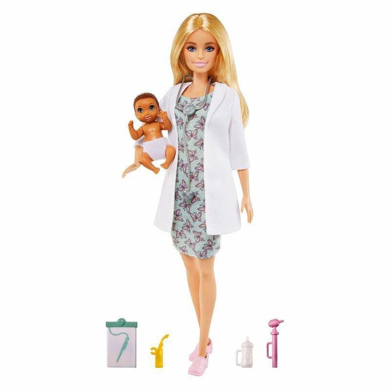 Barbie You Can Be Anything Baby Doctor Hospital Set, , large image number 0