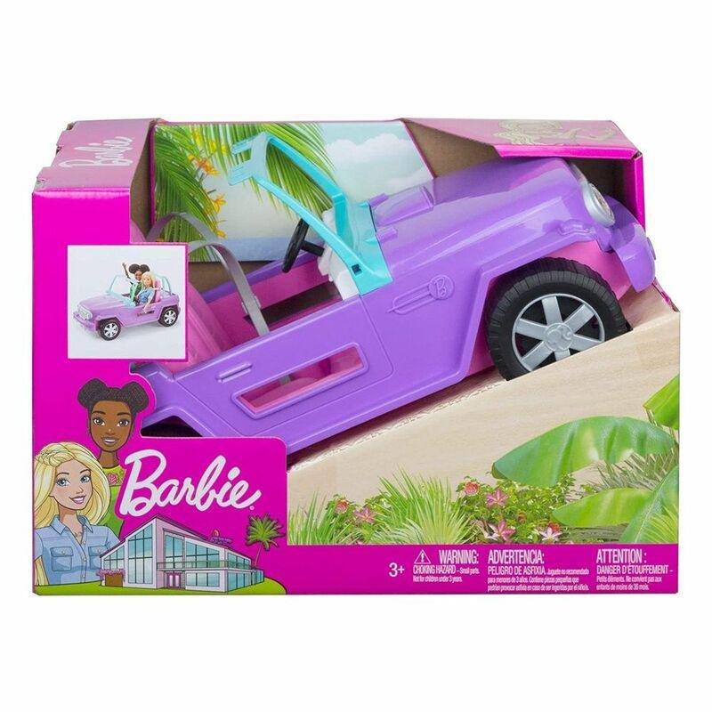Barbie Purple Jeep Vehicle, , large image number 0