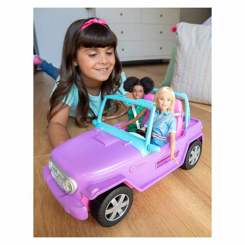 Barbie store jeep purple