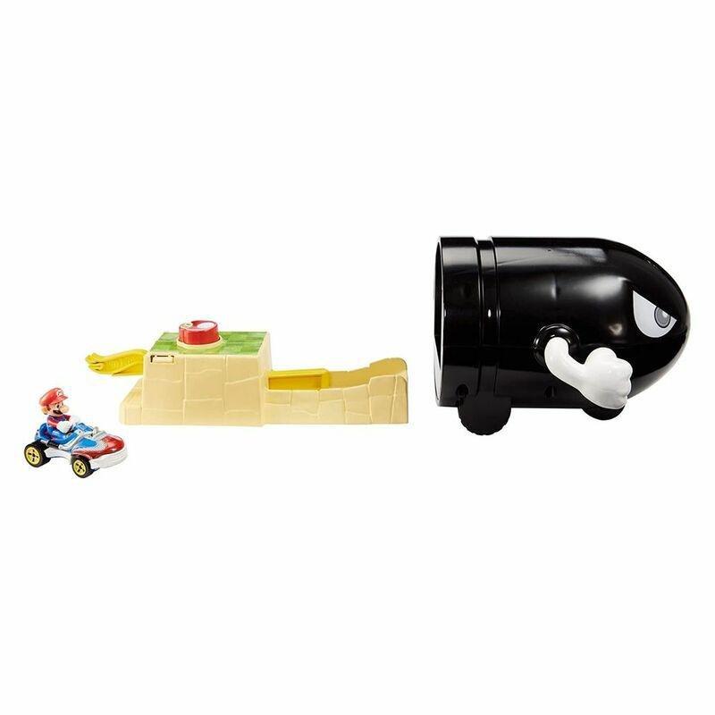 Hot Wheels Mario Kart Bullet Bill Launcher With Mario Kart Set GKY54, , large image number 1