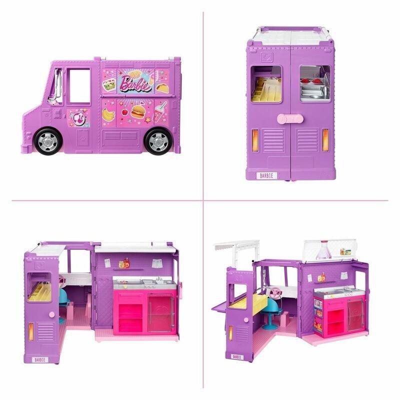 Barbie store food van