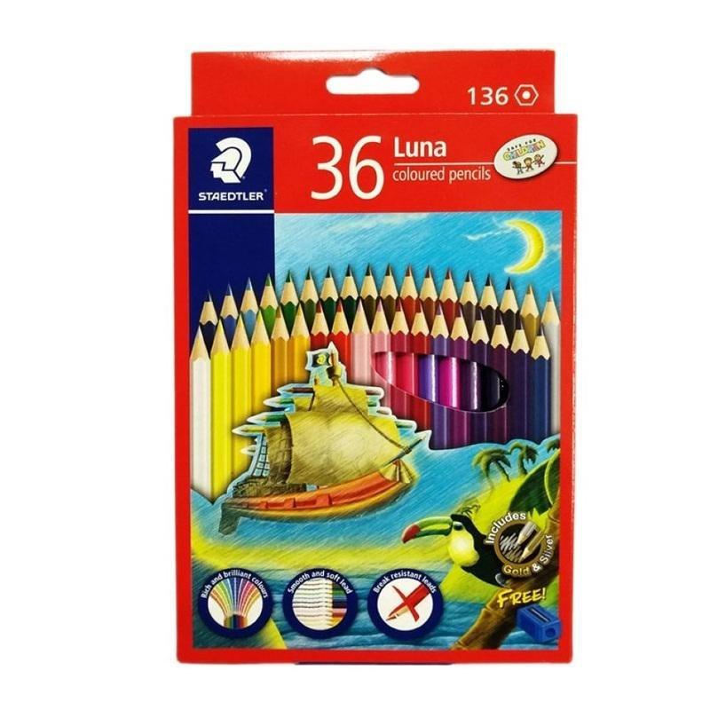 Staedtler Luna Coloring Pencils (Pack of 36) (Assorted Colors), , medium