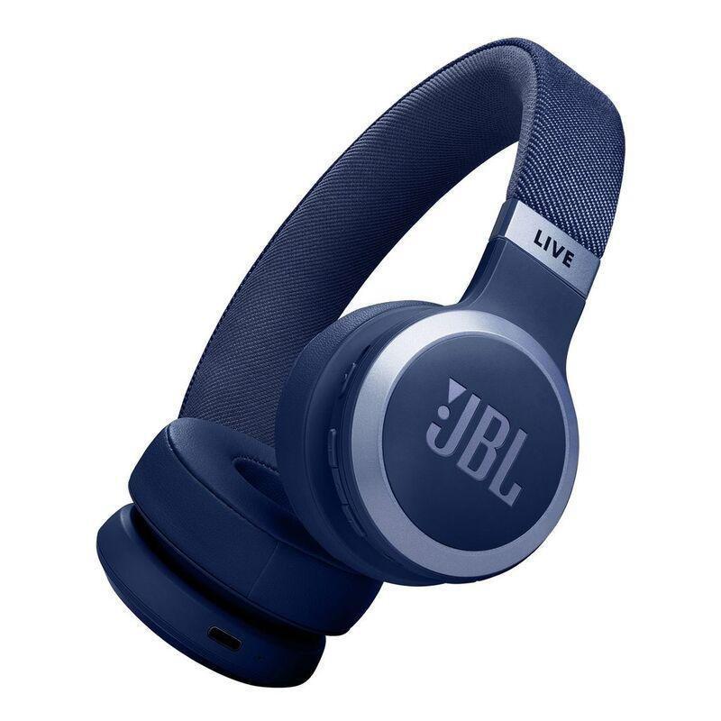 JBL LIVE 670NC Wireless On-Ear Headphones with True Adaptive Noise Cancelling - Blue, , large image number 0