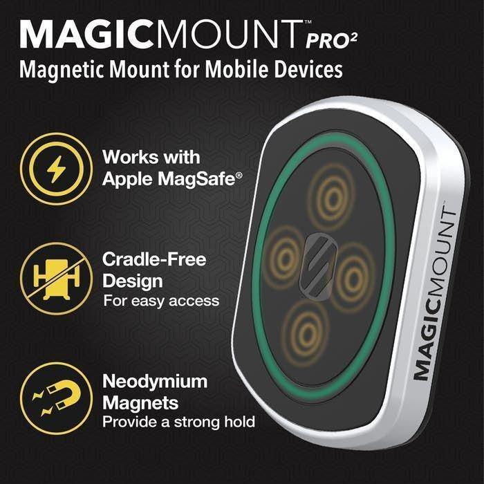 SCOSCHE - Scosche MagicMount Pro2 4-In-1 Vent/Dash Car Mount