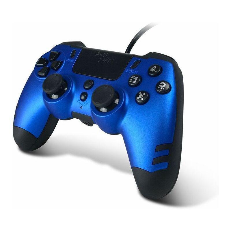 Steelplay PS4/PC Slimpack Wired Controller - Sapphire Blue, , large image number 1