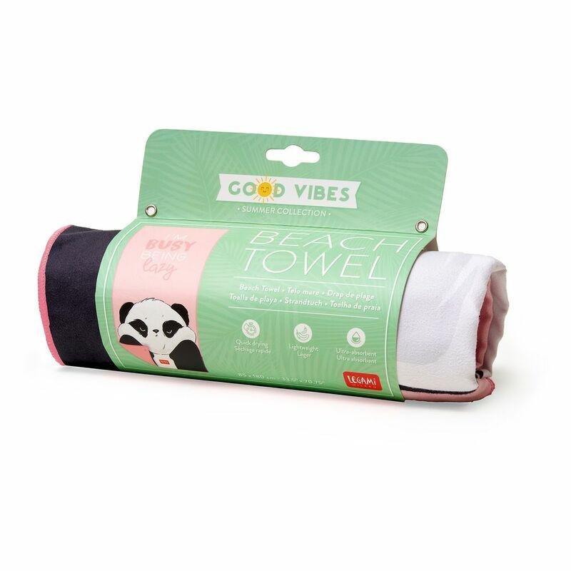 Legami Beach Towel - Panda, , large image number 1