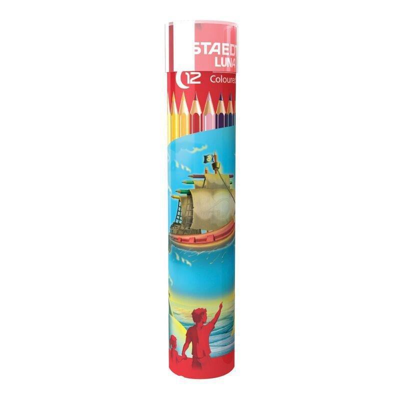 Staedtler Luna Coloring Pencil Cylinder (Pack of 12) (Assorted Colors), , large image number 0