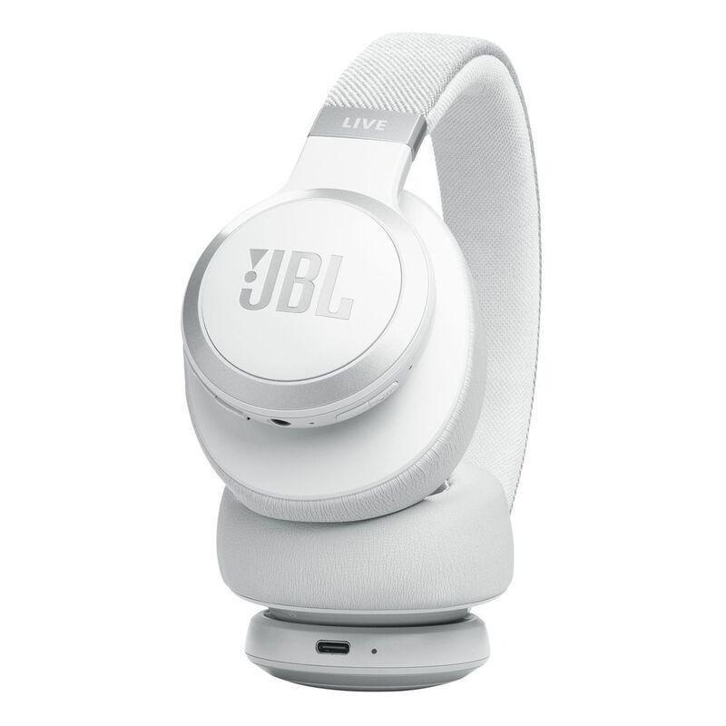 JBL LIVE 770NC Wireless Over-Ear Headphones with True Adaptive Noise Cancelling - White, , large image number 5