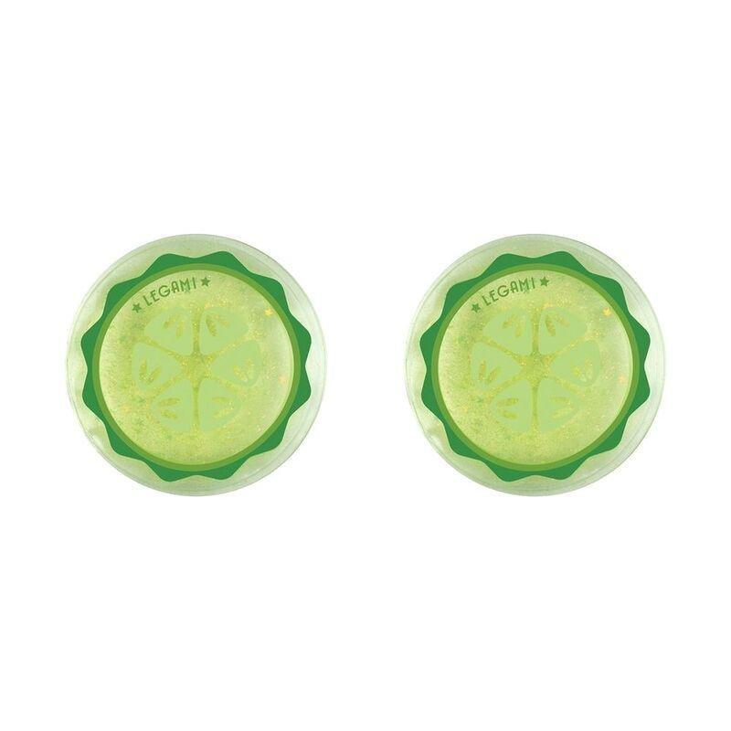 Legami Chill Out - 2 Reusable Cooling Eye Pads - Cucumber, , medium