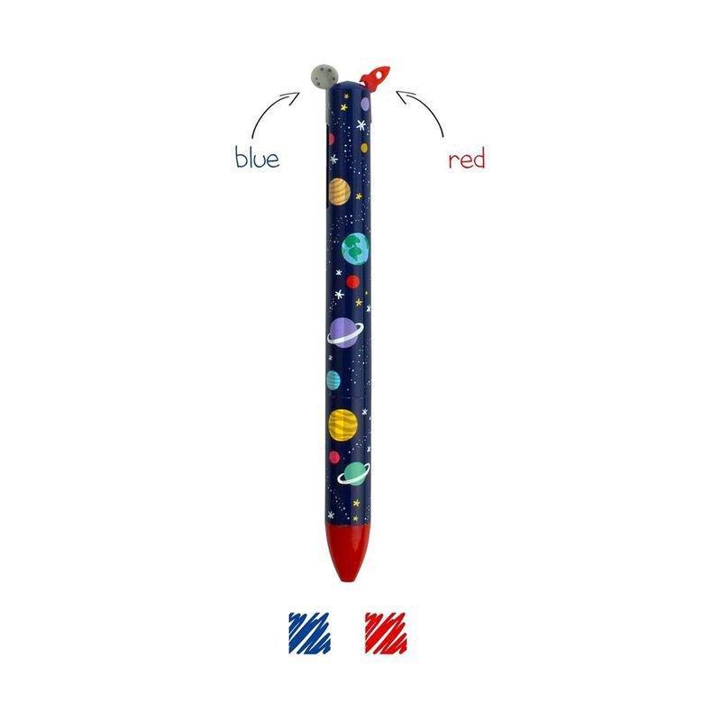 Legami Click & Clack Two Color Pen - Space, , medium