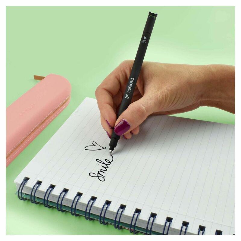 Legami Erasable Gel Pen - Cat - Black, , large image number 1