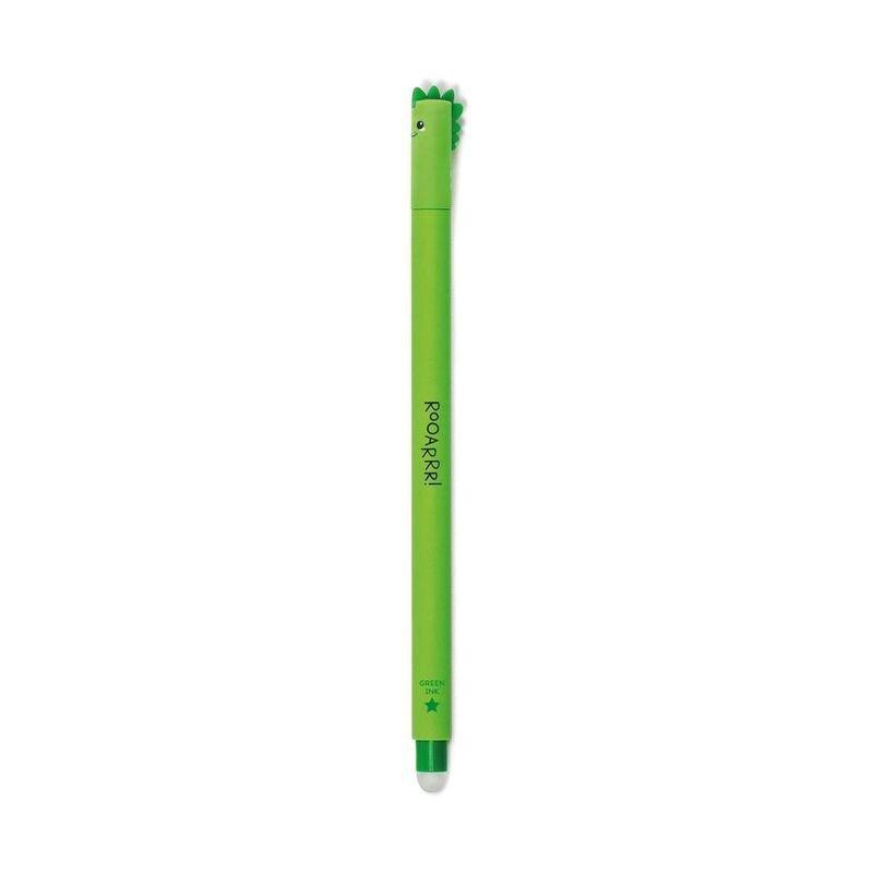 Legami Erasable Pen - Dino - Green, , medium