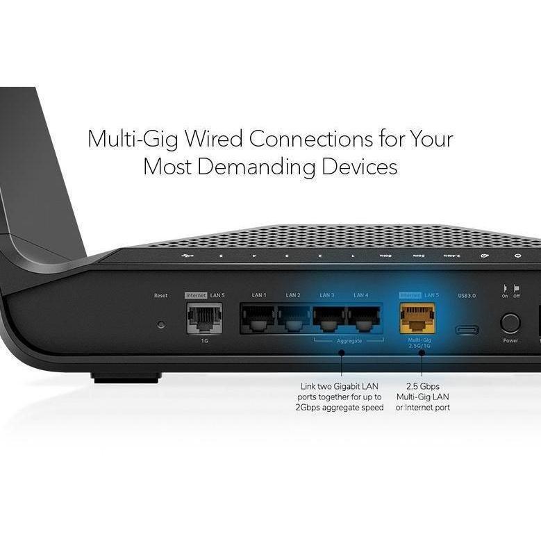 NETGEAR Nighthawk AXE7800 8-Stream Tri-Band WiFi 6E Router (7.8Gbps), , large image number 5