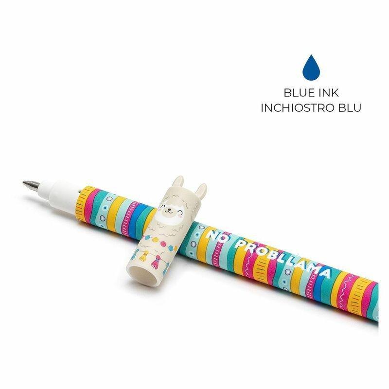 LEGAMI - Legami Erasable Pen - Llama - Blue