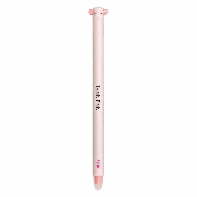 Legami Erasable Pen - Piggy - Pink, , medium